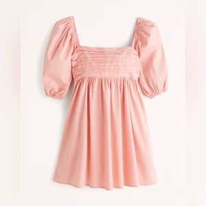 Abercrombie Puff Sleeve Pink Dress-worn once-